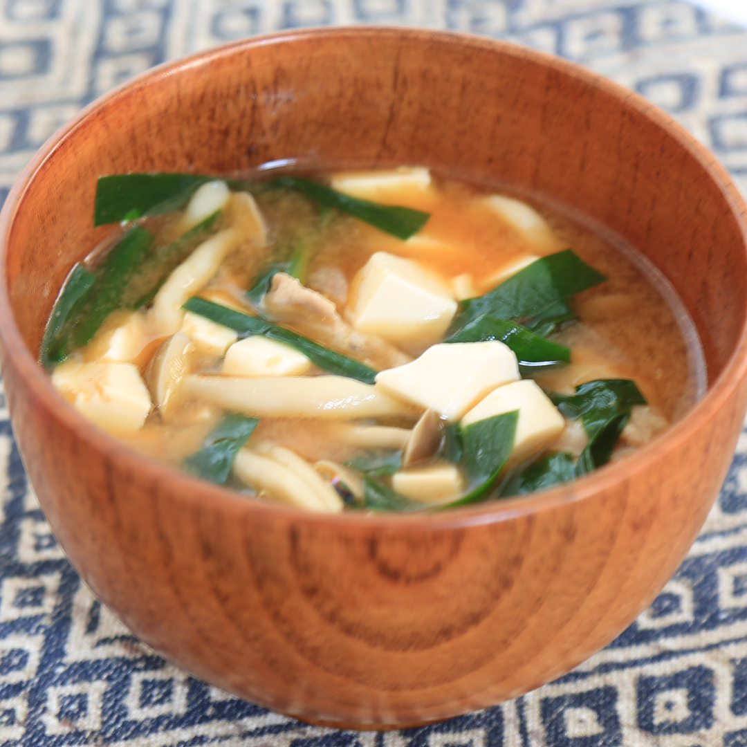 電子レンジで簡単、10分で完成「しめじと豆腐の韓国風味噌スープ」＠ズボラ飯